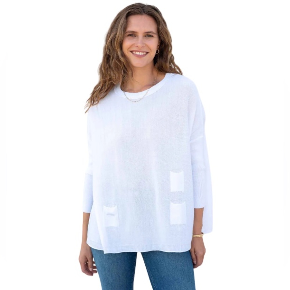 MerSea Catalina Tunic Sweater White One Size Fits All